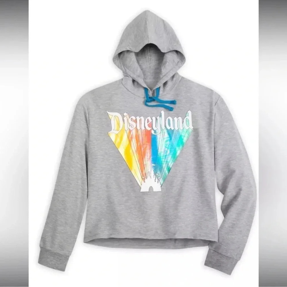 Disney Parks Disneyland Castle Rainbow Pullover
Hoodie Size XS